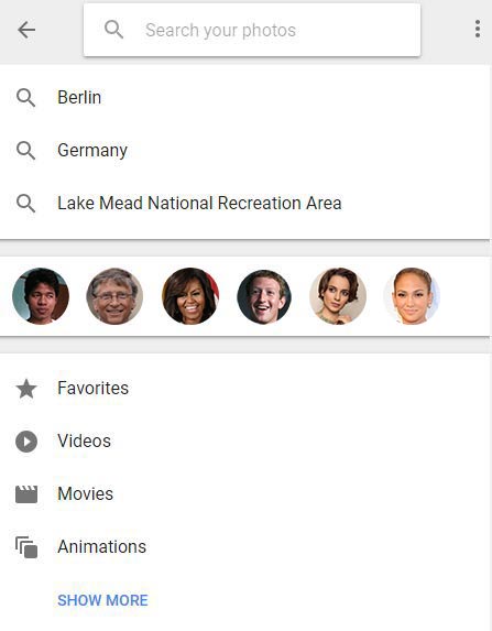 Google Photos Organise photos automatically