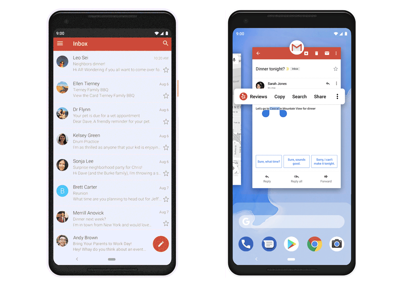Simplicity in Android P Intuitive navigation